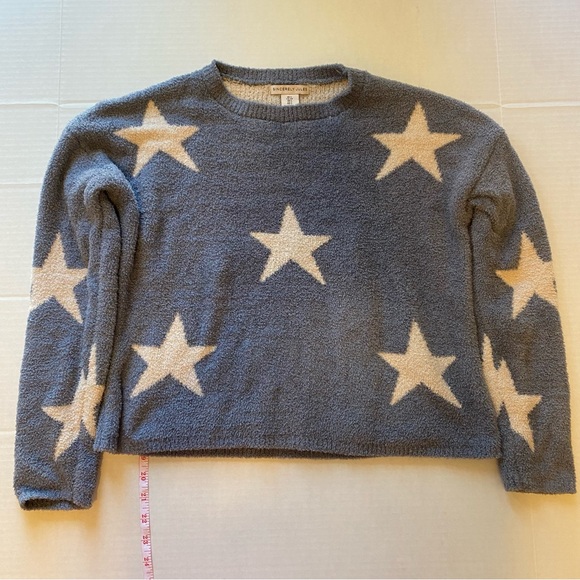 ✨Like New✨ Cozy Short Set, Size Small; Light Blue & White Stars - Picture 4 of 9